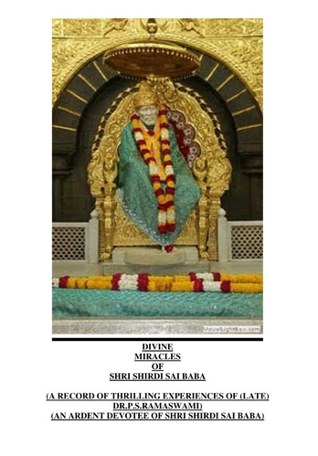 Divine Miracles Of Shri Shirdi Sai Baba, page 1 of 1